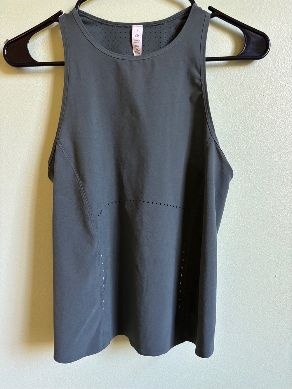 Lululemon Gray Wife Beater Tank